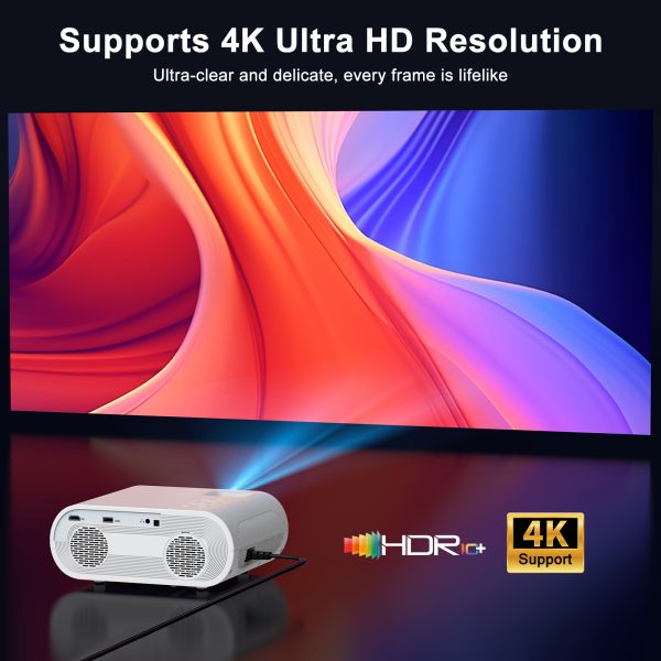 Google TV Projector, HOMPOW HD 4K Projector with WiFi and Bluetooth, Netflix-Officially-Licensed Outdoor Projector, Home Cinema Projector for iOS/Android