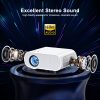 Google TV Projector, HOMPOW HD 4K Projector with WiFi and Bluetooth, Netflix-Officially-Licensed Outdoor Projector, Home Cinema Projector for iOS/Android