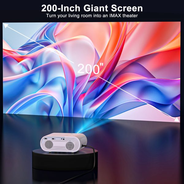 Google TV Projector, HOMPOW HD 4K Projector with WiFi and Bluetooth, Netflix-Officially-Licensed Outdoor Projector, Home Cinema Projector for iOS/Android
