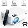 Mini Projector - 3600L Hompow Smartphone Portable Video Projector