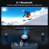 Google TV Projector, HOMPOW HD 4K Projector with WiFi and Bluetooth, Netflix-Officially-Licensed Outdoor Projector, Home Cinema Projector for iOS/Android