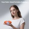 Mini Projector with Two -Way Bluetooth, Portable Projector for Home Theater Use, Support 1080P for Outdoor Projector/Movie Projector Compatible with HDMI, USB, Laptop, TV Stick (Orange)